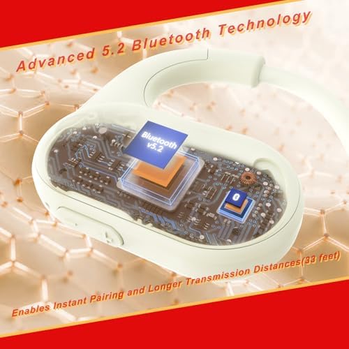 Innovative Open Ear Bluetooth Headphones for Kids Aged 6-15 – Lightweight & Waterproof Design for Safe Listening in School and Outdoors – Durable, Comfortable Fit with Ambient Sound Awareness for Active Adventures