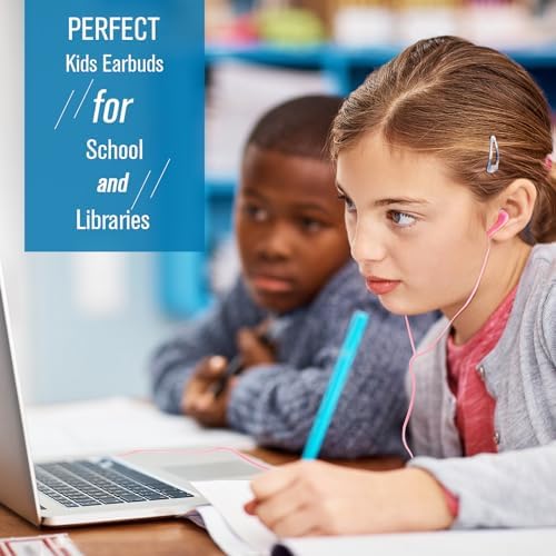 Vibrant 60-Pack Konohan Earbuds for Kids – Retro-Style Classroom Headphones, Individually Packaged for Hygiene, Ideal for Group Learning & Study, Compatible with All Devices, Durable Comfort for All-Day Use