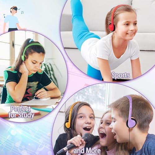 Vibrant 20-Pack Adjustable Classroom Headphones – Premium Wired Earphones for Enhanced Learning Engagement | Ideal for Schools, Libraries & Home Use | Durable, Comfortable Fit in a Colorful Variety for All Ages