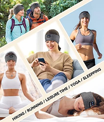 MUSICOZY Bluetooth 5.4 Sleep Headband Headphones – Ultimate Wireless Comfort for Sleep, Workouts, and Travel – The Perfect Gift for Active Lifestyles with Rapid Pairing and Sweatproof Design