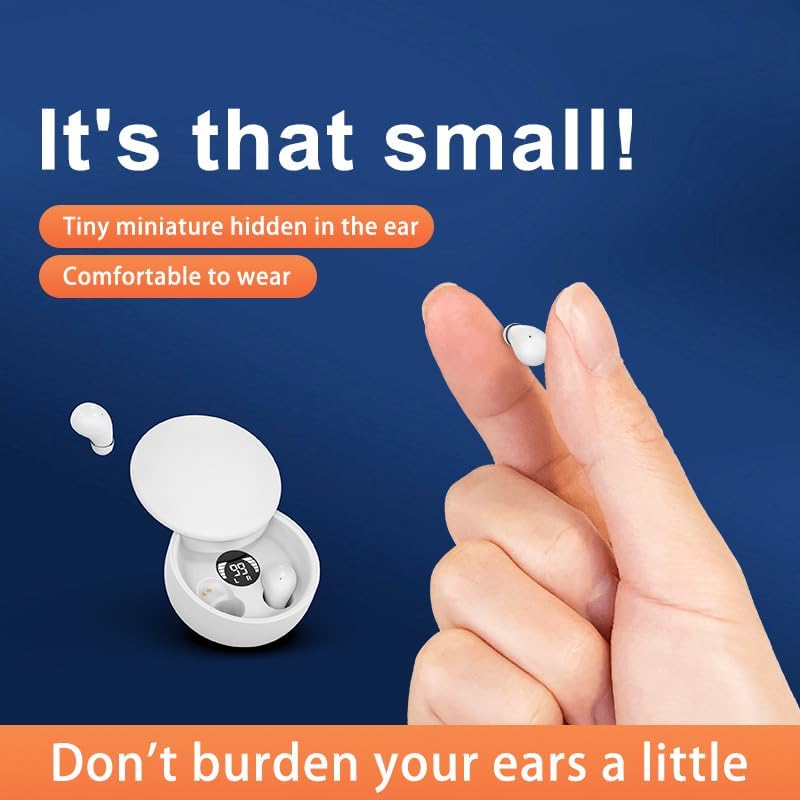 Beige Ergonomic Mini Bluetooth Earbuds – Premium Sound Quality, Hassle-Free Auto Pairing, and IPX5 Waterproof for Active Lifestyles with Ultimate Comfort and Portability