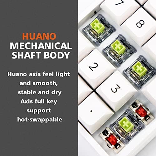 Darmoshark K3 Pro Wireless Mechanical Number Keyboard – Compact 19-Key RGB Backlit Game Keypad with Dual Bluetooth & USB-C Connectivity for Gamers and Professionals – Ergonomic Design for Enhanced Speed and Portability