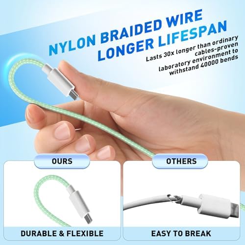 Ultimate 3-in-2 USB C Charging Cable for Apple Watch Ultra, SE & Series 1-8 – 4 FT Multi-Device Fast Charger in Stylish Gray – Sleek, Portable Solution for Effortless Power Anywhere – Streamlined Charging for Smartwatches and More