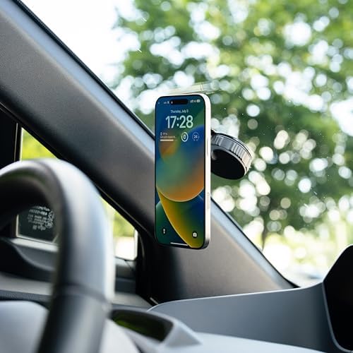 Ultimate 360-Degree Magnetic Phone Mount – Heavy-Duty Suction Holder for Secure Navigation & Versatile Outdoor Use – Mag Safe-Compatible Phone Holder for Enhanced Stability and Ease of Access – Transform Your Driving Experience with Superior Functionality