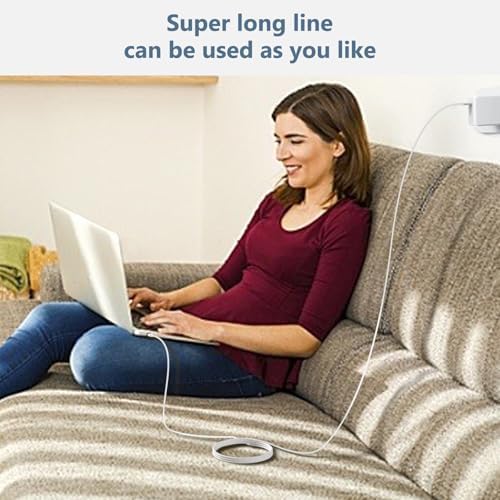 High-Efficiency 100 W USB-C Charger for Mac Book Pro & Air – Rapid Charging Power Adapter Compatible with 16/15/14/13 Inch Models and i Pad Pro 2021/2020/2019/2018 – Ultimate Versatility for All USB-C Devices with Advanced PD 3.0 Technology and Maximum Safety Features
