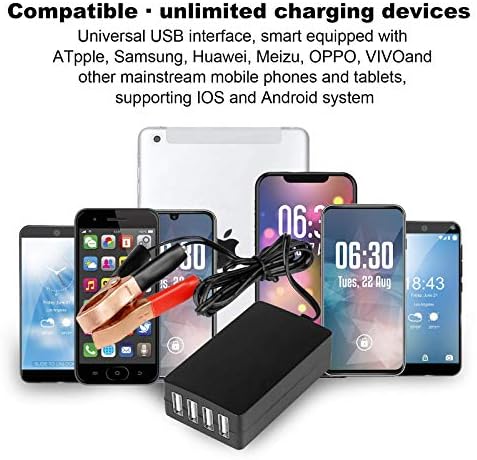 High-Efficiency 68 W USB Step Down Power Converter: Multi-Port 12 V to 5 V Charger for i Phone, Android, Samsung & Tablets – Ultimate Compatibility & Rapid Charging Solution for Home and Travel Use