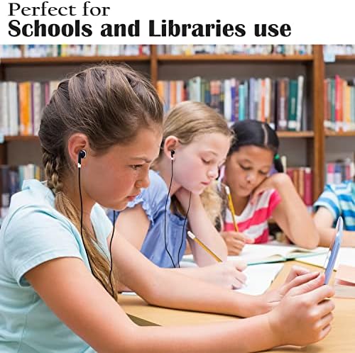 Bulk Pack of 50 Black Earbuds Headphones – Premium Sound Quality for i Phone, Android & MP3 Devices – Comfortable, Durable, and Ideal for Events or Promotions – Enhanced 3.5 mm Compatibility