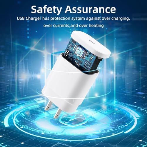 30 W Ultra-Fast USB-C Charger with 6.6 FT Cable for i Phone 16/15 & Galaxy S Series – High-Speed Charging with Safety Features for All Devices – Compact & Portable Power Adapter for On-the-Go Use