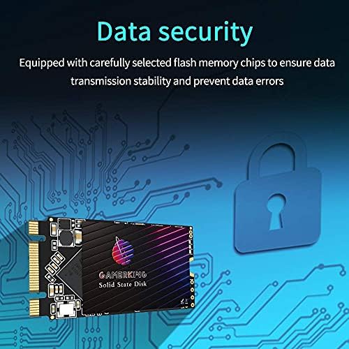 Transform Your Computing with GAMERKING 120 GB m SATA SSD – Lightning-Fast Internal Solid State Drive for Desktops and Laptops, SATA III 6 Gb/s for Superior Speed and Reliability