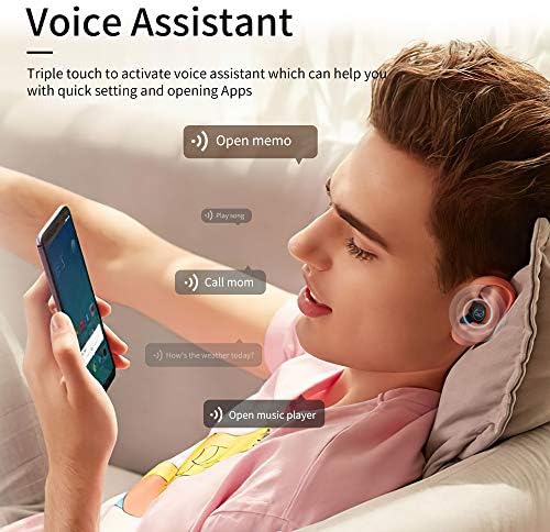 Adorable Kids’ Wireless Earbuds with Bluetooth 5.0 – Waterproof Sport Stereo Earphones for Seamless Connectivity and Enhanced Audio Experience – Perfect for Music, Gaming, and Learning on i Phone/Android – Fun, Durable Design with Noise Reduction and Built-in Mic