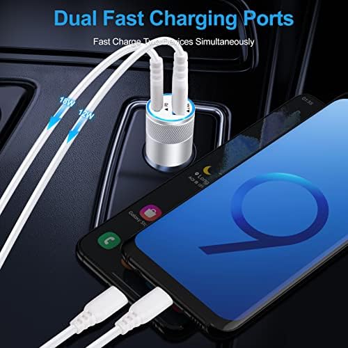 Rapid Charge Pro: 20 W USB-C Wall Adapter and 30 W Car Charger with 6 FT Cable – Ultimate Android Fast Charging Solution for Home & Travel, Enhanced Compatibility & Safety Features