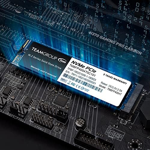 TEAMGROUP MP33 256 GB NVMe SSD – Ultra-Fast M.2 2280 Solid State Drive for Unmatched Performance Enhancement – Exceptional SLC Cache 3 D NAND TLC, PCIe Gen3 x4, Ideal for Gaming & Productivity – Experience Lightning Read Speeds Up to 1600 MB/s and Write Speeds Up to 1000 MB/s – Transform Your System with Unrivaled Efficiency & Reliability