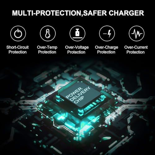 Dell USB Type C Laptop Charger Replacement – 130 W, 100 W & 65 W Fast Power Adapter for Optimal Efficiency & Versatile Compatibility – Lightweight Design with Advanced Safety Features for Reliable Performance on All Dell Models