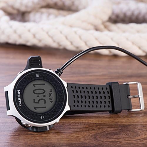 Garmin Approach S5/S6 Charger Replacement Cable – 3.3 ft USB Adapter for Fast Charging – Essential Golf GPS Smartwatch Charging Dock with Durable Wire Clip – Maximize Performance and Convenience on the Course