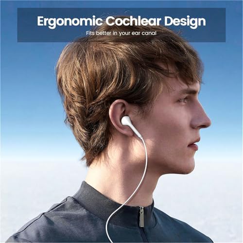 Premium i Phone Compatible Wired Earbuds – Dual Pack Featuring Noise Cancellation, Integrated Microphone, and Easy Volume Control for Superior Sound Experience – Ideal for Music Lovers, Call-Handling, and Podcast Enthusiasts Across All i Phone Models Including 14, 13, 12, 11, X, 8, 7, SE, Pro, Max, Plus – Enhance Your Daily Audio Journey with Comfort and Clarity