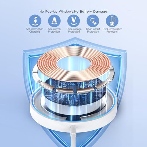 Revolutionary Magnetic Wireless Charger for i Phone 16 Pro Max/16 Pro/15 Pro Max/15 Plus/14/13/12 & Air Pods – Fast Dual Charging Pad with Enhanced Compatibility and Effortless Alignment for Seamless Power Delivery