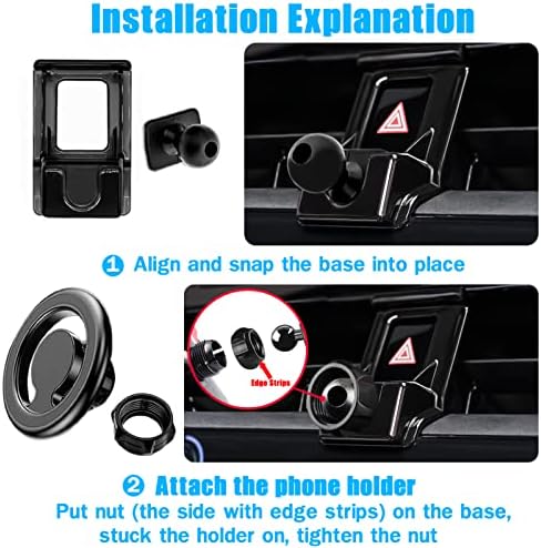Toyota Corolla 2020-2024 Car Phone Holder – Magnetic Air Vent Mount for Secure Smartphone Navigation – Effortless Installation, No Residue, Enhanced Driving Safety – Universal Compatibility for All Smartphones – Ideal Dashboard Accessory
