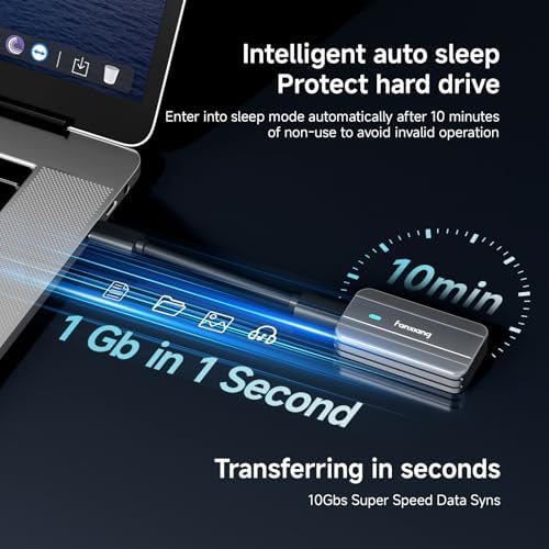 Ultra-Fast USB 3.2 Gen 2 M.2 NVMe SSD Enclosure – Versatile Adapter for 2230 Size Solid State Drives, Supports M & B&M Keys, Portable External Drive Case for Effortless Data Transfer and Storage Expansion, Ideal for Professionals and Tech Enthusiasts, MP83 Model