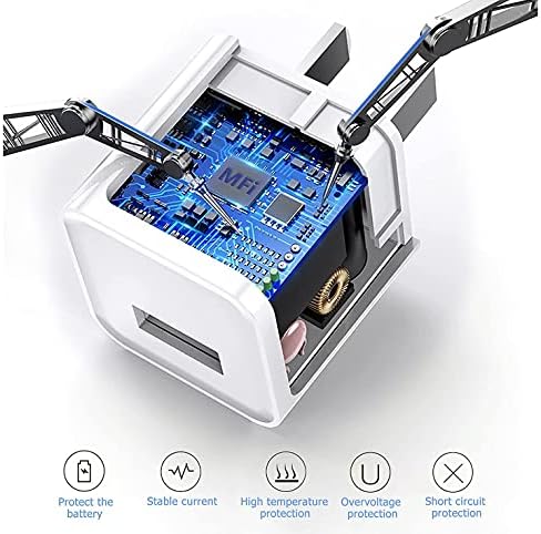 Compact USB Wall Charger – Universal 5 W Power Adapter for i Phone, Galaxy, LG, HTC, and More – Travel-Friendly Plug Cube for Fast & Safe Charging – Perfect for Home or On-the-Go Use – Enhanced Device Compatibility & Durability