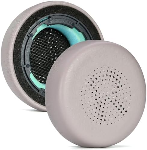 Revolutionize Your Audio Adventure with Cloud White Replacement Ear Pads for JLab Go Lux ANC Wireless Headphones – Luxurious Soft Leather Cushions Enhanced with Advanced Noise Isolation Foam for Unmatched Comfort and Superior Sound Quality
