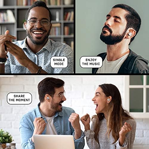 Elevate Your Audio Experience with i Joy Premium Gravity TWS Earbuds – Bluetooth 5.0 Wireless In-Ear Headset Featuring IPX4 Waterproof Design for Sports, Long-Lasting 20-Hour Battery Life, Built-in Mic for Clear Calls, and Ergonomic Comfort for All-Day Wear