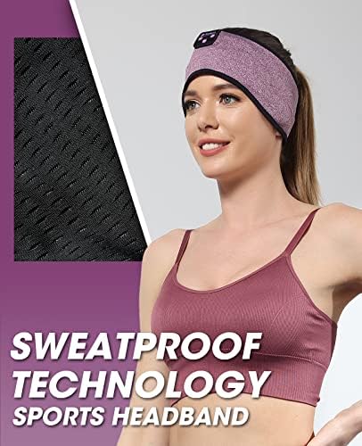 Fulext Bluetooth Sleep Headphones Headband – Ultimate Comfort for Side Sleepers, Thin HD Stereo Sound Quality – Ideal for Insomnia Relief and Travel Convenience – Perfect Gift for Men and Women – Enhanced Compatibility, Long-Lasting Battery Life for All Night Relaxation