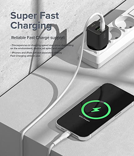 Vibrant 6.6 FT Ringke USB C to Lightning Charging Cable – Fast Charge Your i Phone, i Pad & Air Pods with Stylish Purple Pastel Design, Tangle-Free Connectivity for Effortless Use in Car Play & Beyond, Durable & Efficient Performance