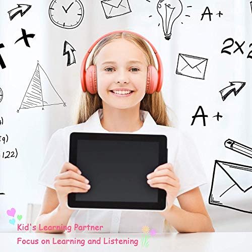 Vibrant Purple Bluetooth Headphones for Kids – Ultimate 60-Hour Playtime, Safe Volume Limiting, Foldable Over-Ear Design, Microphone & AUX Input – Perfect Wireless Headset for School, Home, and Travel Fun