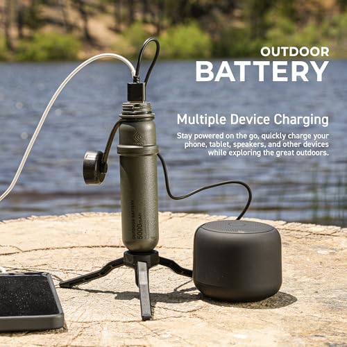 NESTOUT 5000 m Ah Waterproof Portable Charger – IP67 Rated Power Bank with 15 W USB-C Fast Charging, Shockproof Design for Ultimate Durability in Outdoor Adventures – Ideal Battery Pack for Hiking, Camping, and Travel Essentials