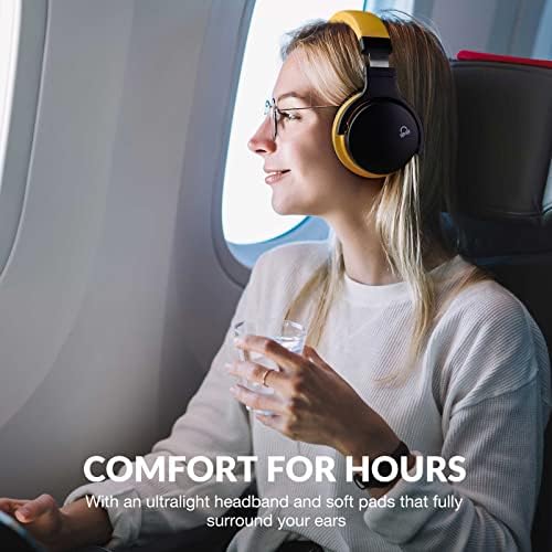 Elevate Your Sound Experience with E7 Active Noise Cancelling Headphones – Unrivaled Over-Ear Comfort for All-Day Listening, Rich HD Audio Quality for Audiophiles – Ideal for Travel, Work, & Thoughtful Gifting – Advanced Bluetooth Connectivity for Effortless Pairing and Immersive Enjoyment