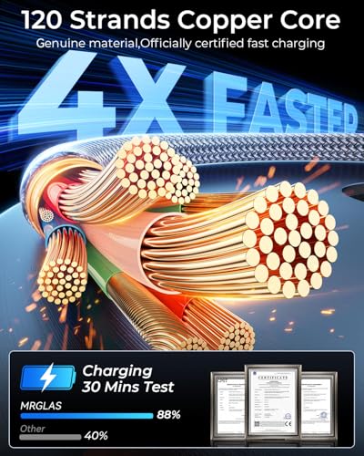 Experience Unmatched Charging Versatility with MRGLAS 4-Pack USB C to USB C Cables – 60 W Fast Charge, Right Angle Design, Perfect for i Phone 16 Pro Max, Samsung S25, and i Pad Pro – Durable Gold-Plated Connectors and Multiple Length Options (10 FT, 6.6 FT, 3.3 FT, 1.6 FT) for Seamless Connectivity and Enhanced Durability – Elevate Your Power Delivery Game with Nylon Braided Cables for Optimal Performance and Reliability