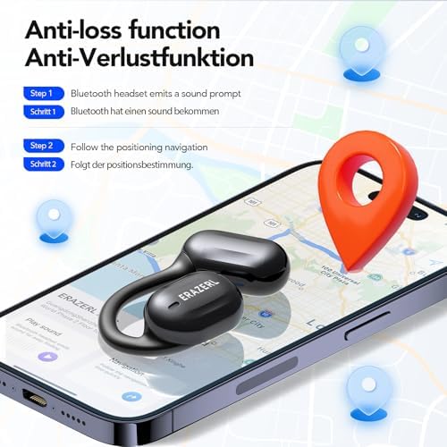 XP2 AI Translation Earbuds: Effortless 135-Language Real-Time Communication – Touch-Controlled, Over-The-Ear Comfort for i OS & Android – Ideal for Travelers, Business Professionals, and Language Learners