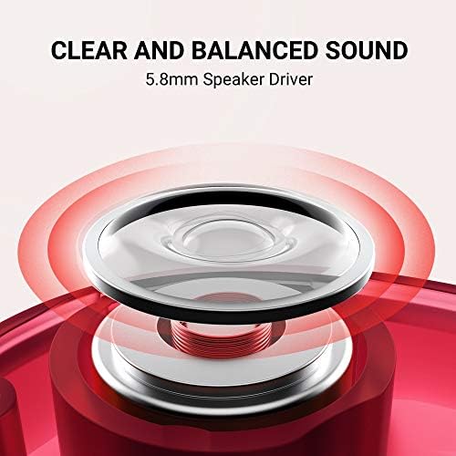 TCL SOCL500 TWS Wireless Earbuds – Dynamic Pumping Bass & 26-Hour Playtime, Bluetooth 5.0, Waterproof Design, Noise Isolation, Secure Fit for Active Lifestyles – Sunrise Orange – Ultimate Audio Companion for Gym and Travel