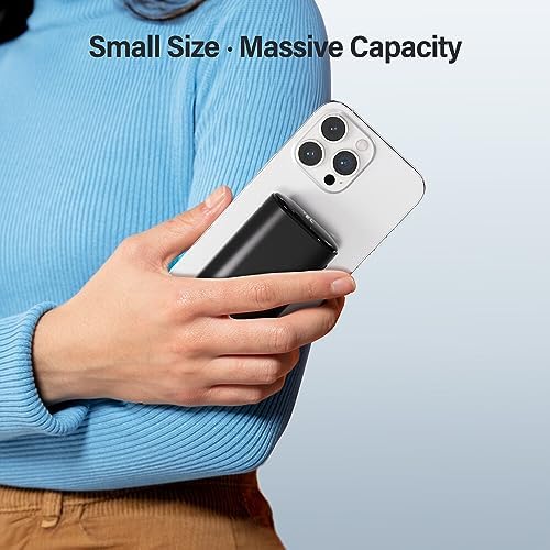 Ultimate i WALK 9600 m Ah Fast Charging Power Bank with Built-in USB-C Cable – 20 W PD External Battery for i Phone 15 Series, Samsung, Android, i Pad Pro/Air & Air Pods – Lightweight & Convenient Charging Solution for Travel & Daily Use