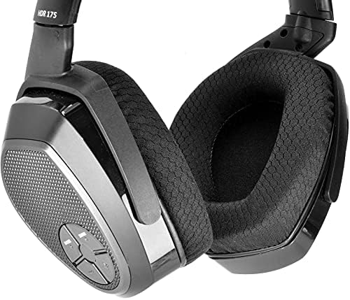 Premium Protein Leather Ear Pads for Sennheiser HDR RS165, RS175, RS185, RS195 Wireless Headphones – Enhanced Comfort with Added Thickness, Superior Sound Isolation, and Effortless Installation