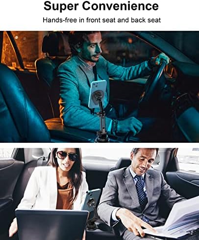 Transform Your Driving Experience with the SUPERONE 2025 Mag Safe Cup Holder Charger – 15 W Fast Charging Solution for i Phone 16, 15, 14, 13, 12 Pro Max, Plus, and Mini – Features Adjustable Gooseneck for Optimal Viewing and Stability – Perfect Accessory for On-the-Go Professionals and Tech Enthusiasts. Effortlessly power your devices while navigating with hands-free convenience. This innovative cup holder mount ensures a secure fit in standard cup holders while providing rapid 15 W charging for your latest i Phone models. Designed for maximum compatibility, the adjustable gooseneck allows you to customize the angle for easy access, making it ideal for GPS navigation or hands-free calls. Crafted from durable materials, the SUPERONE charger is built to endure daily use while maintaining sleek aesthetics. Experience ultimate convenience and stay connected on the road with this cutting-edge charging solution that blends practicality with modern design. Perfect for tech-savvy users looking for reliable performance and efficiency in their automobile accessories.