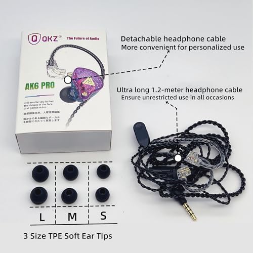 Experience Unmatched Audio Precision with QKZ AK6 Pro Wired Gaming Earbuds – Featuring a Powerful 10 mm Dynamic Driver for Rich, Deep Bass, Integrated Microphone for Effortless Communication, Available in Sophisticated Black & Eye-Catching Color Variations – Perfect for Gaming, Streaming, and Professional Calls – Ultra-Lightweight Design for All-Day Comfort and Universal Device Compatibility. Enhance your Sound Journey with Exceptional Clarity and Ergonomic Fit for Endless Hours of Enjoyment.