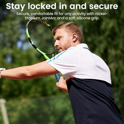 Premium Open Ear Bluetooth 5.4 Clip-On Headphones for Small Ears – Lightweight, Comfortable Sports Earbuds with 50-Hour Playtime, Waterproof & Dustproof Design, Perfect for Glasses Wearers, Seamless Android/i OS Compatibility for Active Lifestyles, Off White