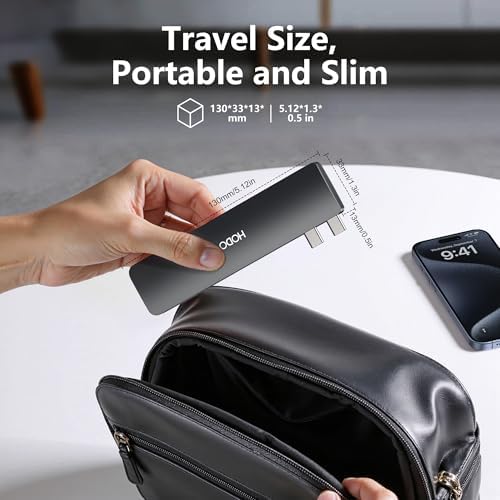 Unlock Your Mac Book’s Full Potential with the Premium 8-in-2 USB C Hub HDMI Adapter – Ultimate Thunderbolt 3 & 10 G USB Data Ports, Stunning 4 K Output, and Sleek Compact Design for 2018-2025 Mac Book Pro & Air Models – Effortless Connectivity, Fast Transfers, and Seamless Streaming for Professionals on the Go!