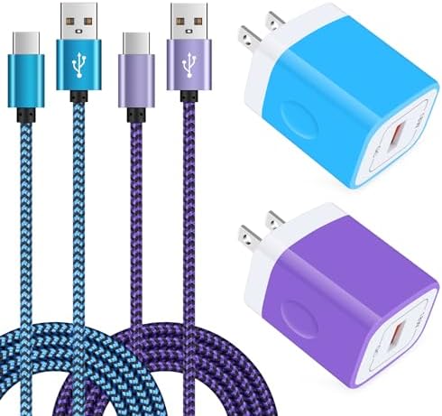 Ultimate Fast Charging Block with Type C Cable for Samsung Galaxy S Series and Note – Quick Charge Adapter for S24, S23, S22, S21, S20 Ultra, and More – Enhanced Safety and Durability for On-the-Go Power Solutions