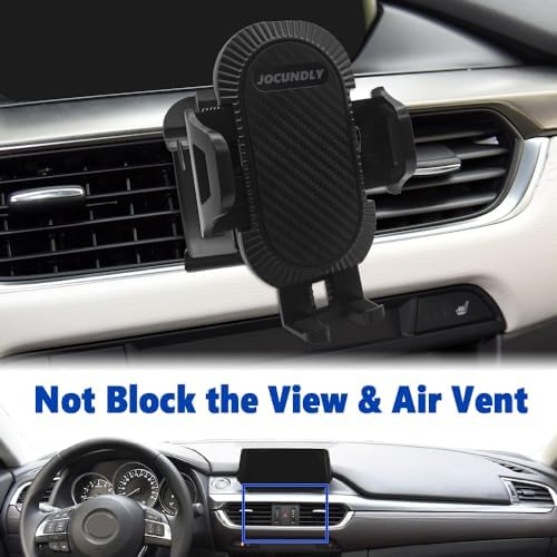 Mazda 6 2016-2017 Car Phone Mount – Thick Case Compatible Mobile Holder for Seamless Navigation and Hands-Free Use, Enhanced Air Vent Design for All Phone Sizes, Durable and Secure Cradle for Safe Driving