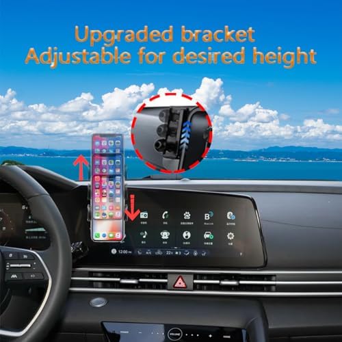 Upgrade Your 21-24 Hyundai Elantra with the Ultimate Hands-Free Car Phone Holder – 360-Degree Rotating Mount for All Smartphones, Easy Installation, and Enhanced Stability for Safer Driving Experience