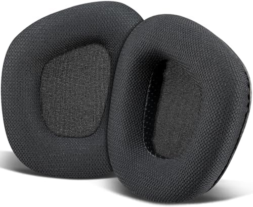 Upgrade Your Corsair Void Gaming Headset with SOULWIT Burgundy Mesh Replacement Earpads – Premium Noise-Isolating Ear Cushions for Unmatched Audio Clarity and Comfort – Effortless Installation with Long-Lasting Durability for Serious Gamers