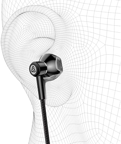 LUDOS SPECTA Wired Earbuds: Premium Noise-Isolating In-Ear Headphones with Microphone for Clear Calls, Ergonomic Fit for Small Ears, 5-Year Warranty, Compatible with i Phone, Android, Samsung, and Laptops – Perfect for Students and Professionals Seeking Quality Sound and Comfort