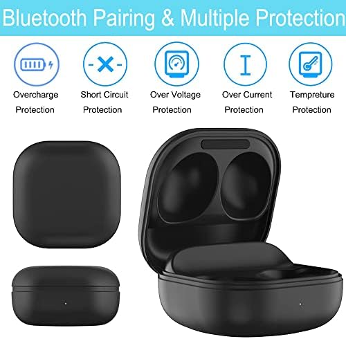 Premium Dual-Function Charging Dock for Samsung Galaxy Buds Pro SM-R190 – Versatile Wireless & Wired Charging Station with Type-C Cable (700 m Ah) – Sleek Black Design for Ultimate Earbud Convenience and Performance