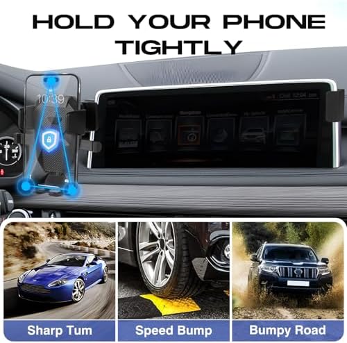 BMW X1 X2 X5 X6 Car Phone Holder – Adjustable Ultra-Stable Mount for 10.2-Inch Screens, Hands-Free Smartphone Stand for All Devices, Effortless Installation & Enhanced Driving Safety