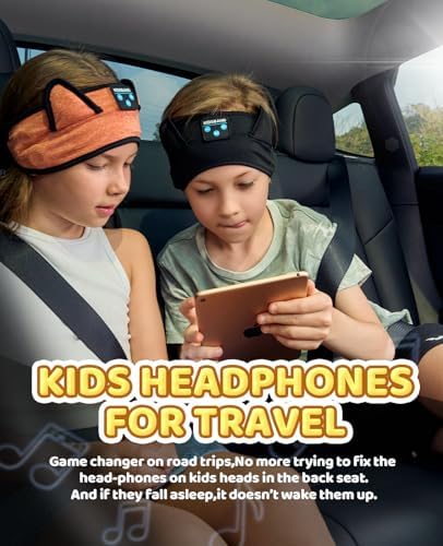 Ultimate Kids Bluetooth Headphones for Safe and Stylish Listening – Versatile Wired Playback Option with Volume Limiting Technology – Durable and Lightweight Design for Travel, School, and Home Use – Adjustable Headband for Customized Comfort – Compatible with Kindle, Tablets, and Cell Phones – Perfect for Boys and Girls
