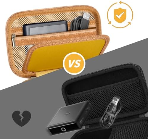 Premium Storage Case for Anker Prime Power Bank 27,650 m Ah – Compact, Shockproof Travel Holder for 250 W Charging Station, USB C Cables & Accessories – Enhanced Protection with Removable Partition & Zippered Mesh Pockets – Ideal for Outdoor Adventures & Everyday Use – Perfect Gift for Tech Enthusiasts
