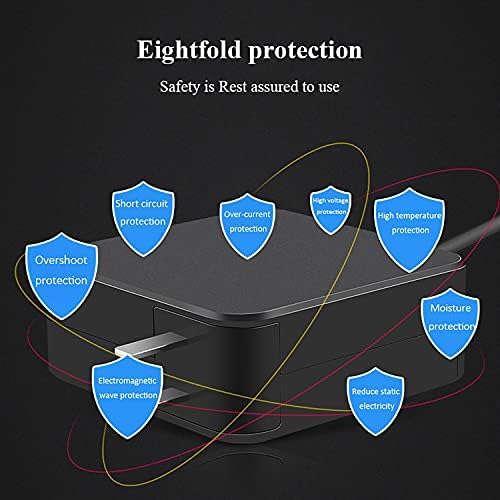 45 W USB-C Fast Laptop Charger for Asus – Universal 20 V 2.25 A AC Adapter with Triple Protection, Tangle-Free Flexibility, and 24/7 Support – Ideal for Zenbook, Chromebook, and Vivobook Models – Safe, Durable, and Efficient Power Supply for Your Device