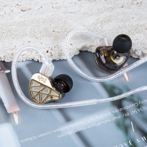 CCZ Nocturne Hybrid Driver IEM Earbuds – Superior Bass-Enhanced Wired Monitors for Immersive Gaming & Studio Excellence with Integrated Mic – Ergonomically Engineered for Musicians & Gamers – Unmatched Audio Precision & Comfort. Experience a revolutionary soundscape with our innovative hybrid driver technology featuring 1 Dynamic and 1 Balanced Armature Driver, delivering an extraordinary audio experience that combines lush bass and crystal-clear highs. Designed for prolonged wear, these earbuds ensure comfort during lengthy sessions, making them ideal for both professional studio work and intense gaming marathons. The built-in microphone facilitates seamless communication, enhancing your gaming and recording capabilities. Compatible with a wide range of devices, the CCZ Nocturne earbuds redefine auditory engagement, ensuring each note resonates with clarity and depth. Crafted from durable materials for longevity, these earbuds promise to elevate your listening experience while enduring the rigors of daily use. Discover the ultimate combination of quality and comfort with CCZ Nocturne, where every beat is a masterpiece.